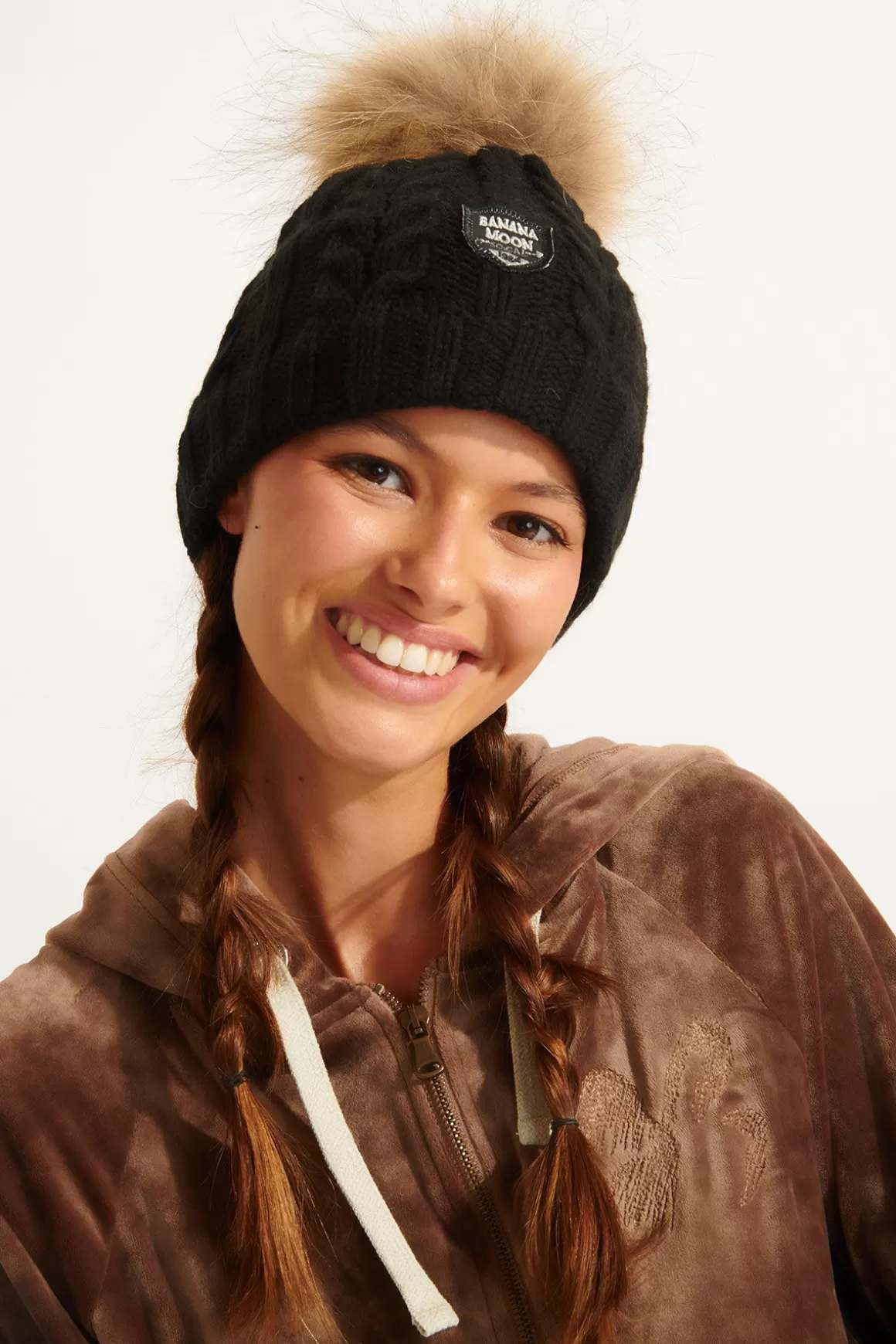 Bonnets & Chapeaux-Banana Moon Bonnet DOTTO LEMONWOOD Noir