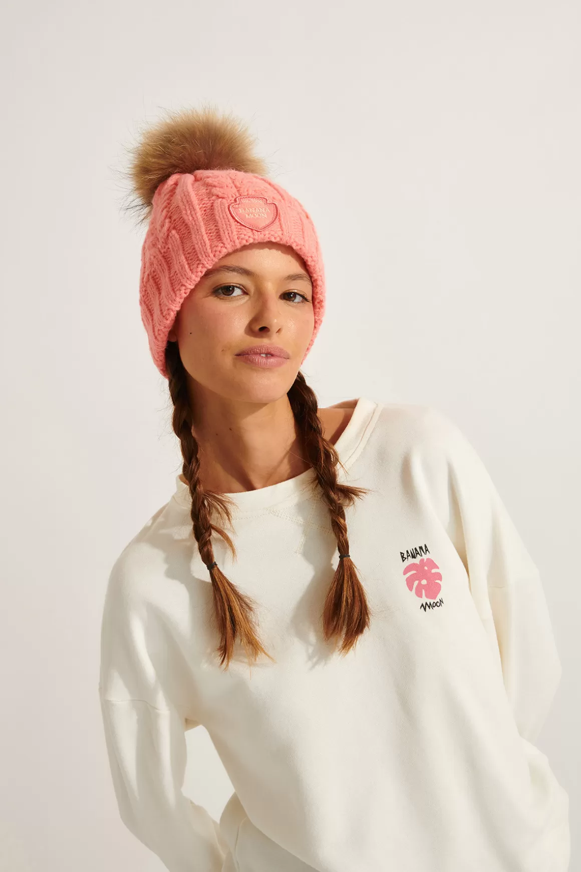 Bonnets & Chapeaux-Banana Moon Bonnet DOTTO LEMONWOOD Rose