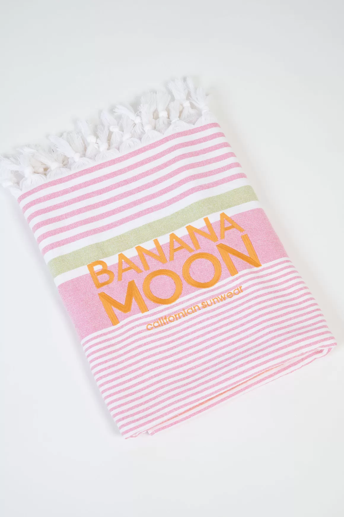 Foutas & Draps De Bain-Banana Moon FOUTA MANI MARBELLA Orange