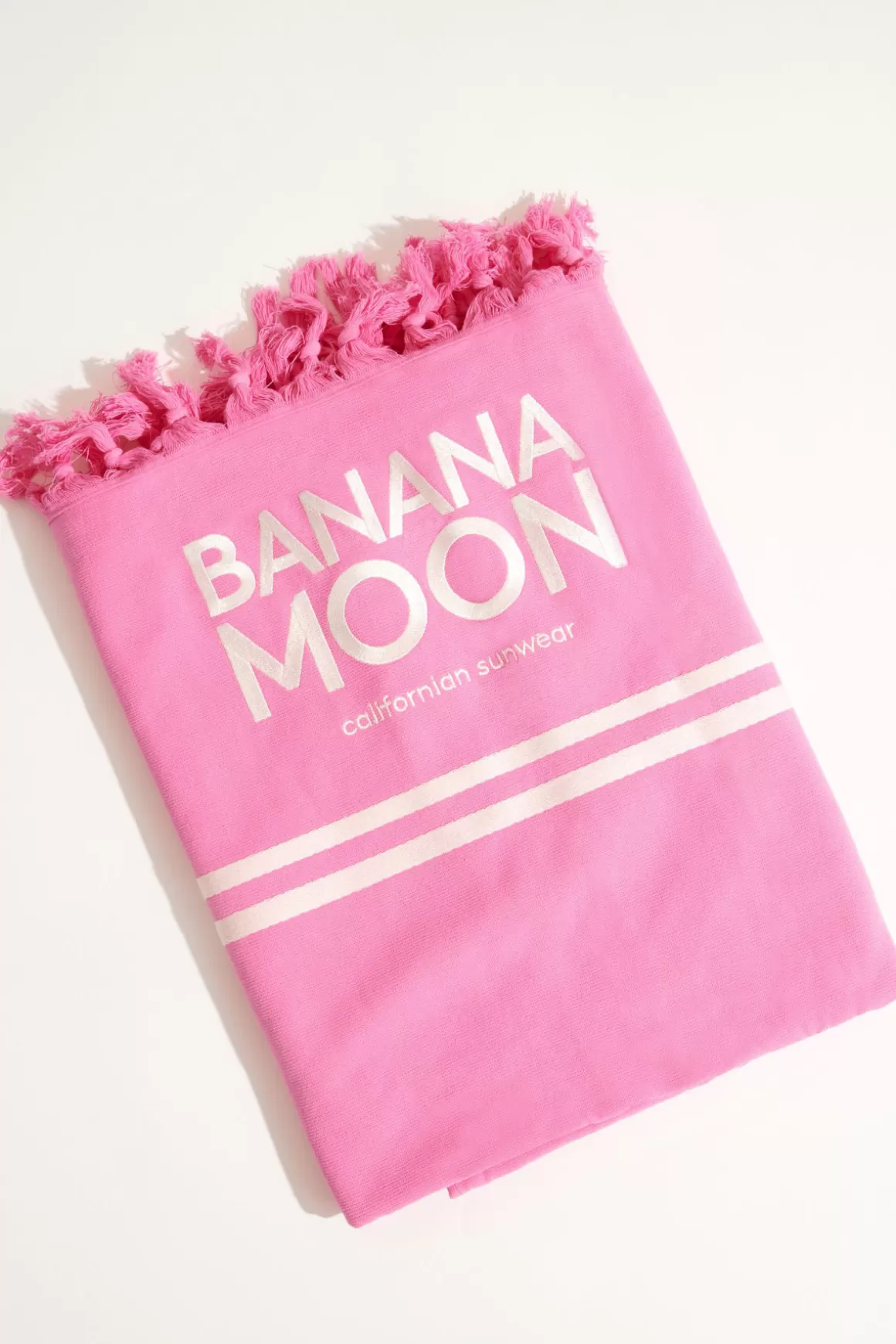 Foutas & Draps De Bain-Banana Moon FOUTA STELIS BUBBLING Rose