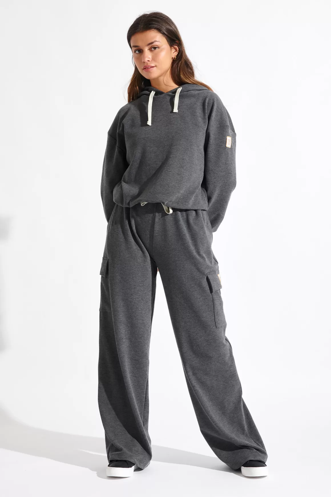 Loungewear | Pantalons-Banana Moon JOGGING BEYOND GRANITE Gris