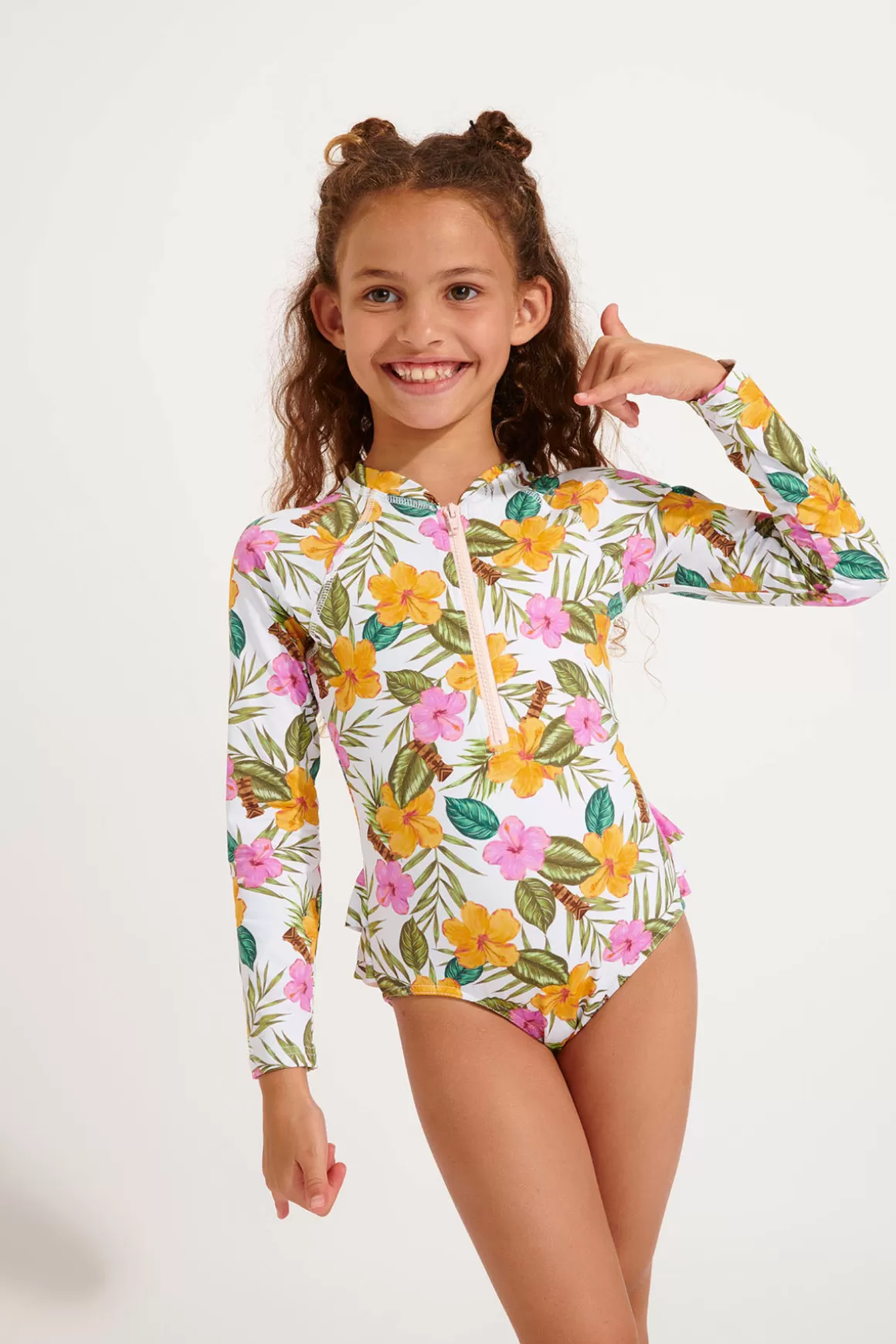 Mère & Fille | Fillette Et Garçon-Banana Moon MAILLOT 1 PIECE M SPLASHY TORTUGA Blanc