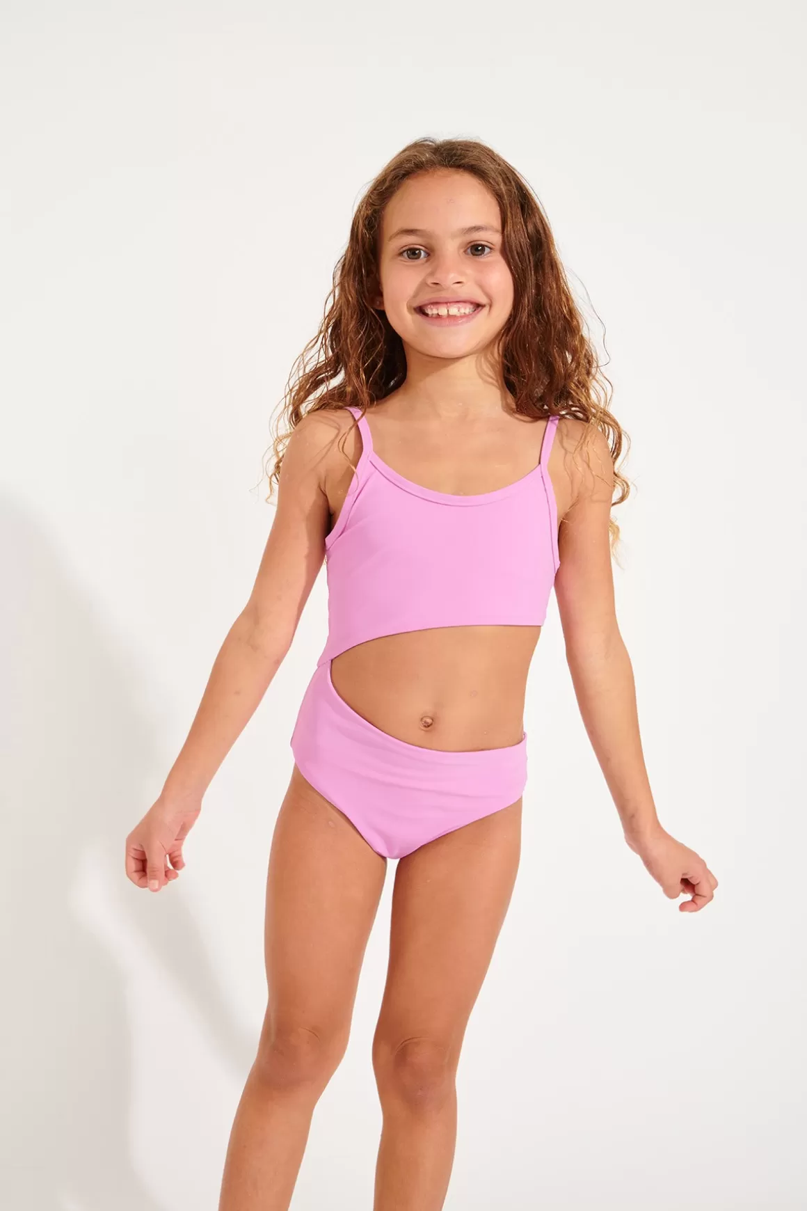 Fillette Et Garçon-Banana Moon MAILLOT 1 PIECE M ZIGZAG SPRING Rose