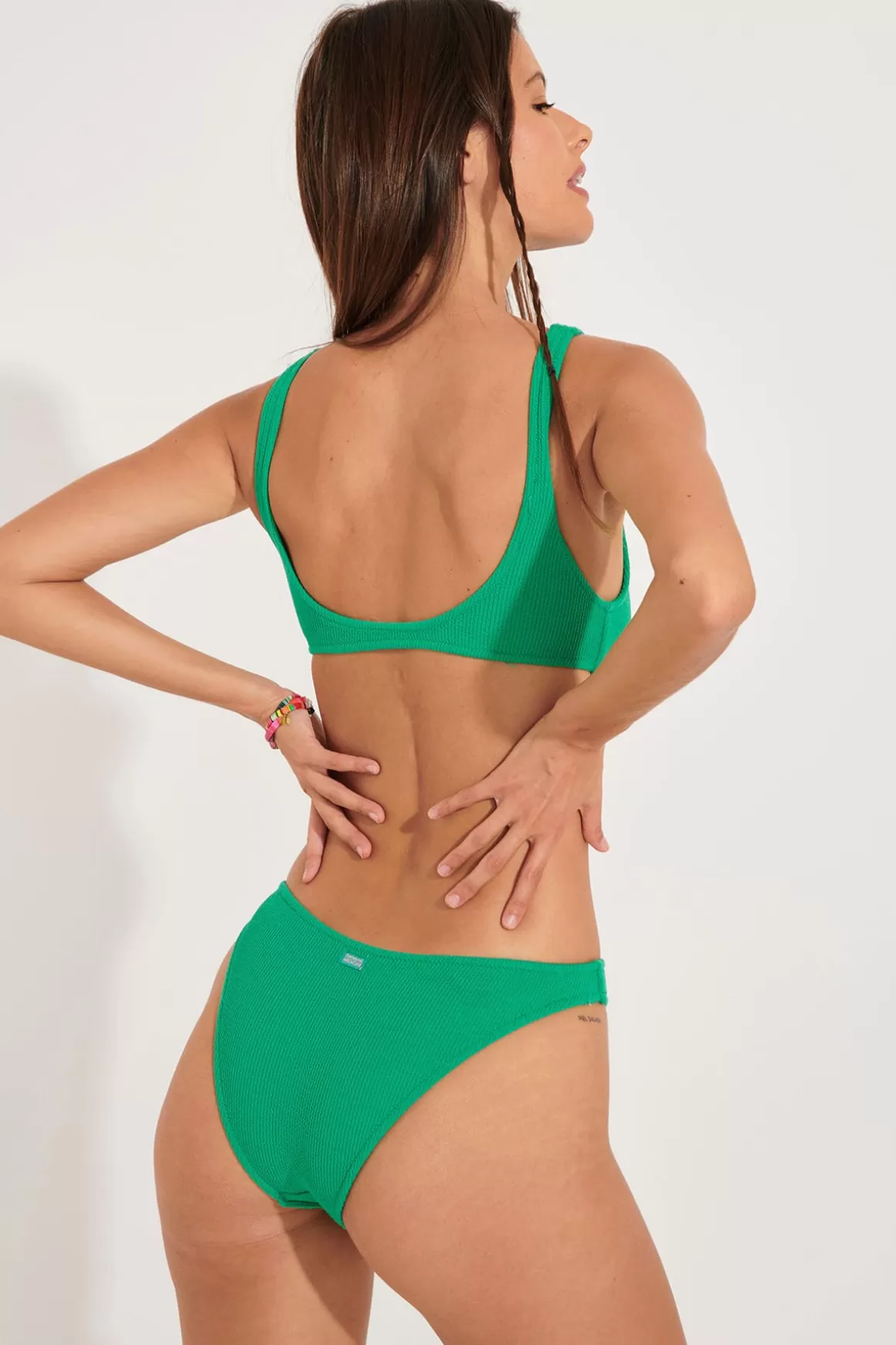 Maillot 1 Pièce-Banana Moon MAILLOT 1 PIECE ROLLING SCRUNCHYMIX Vert