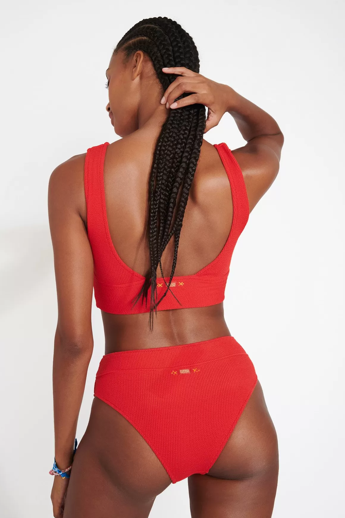 Brassière | Taille Haute-Banana Moon Maillot de bain brassière MALEO & MANHA SCRUNCHY Orange