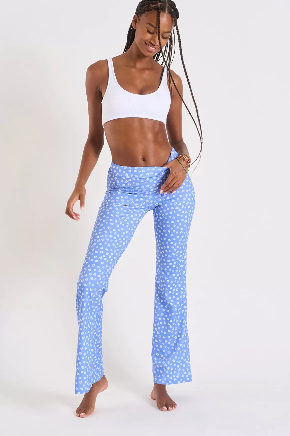 Pantalons | Shorts & Pantalons-Banana Moon PANTALON BEACHWEAR NOELO BLOOMGIRL Bleu