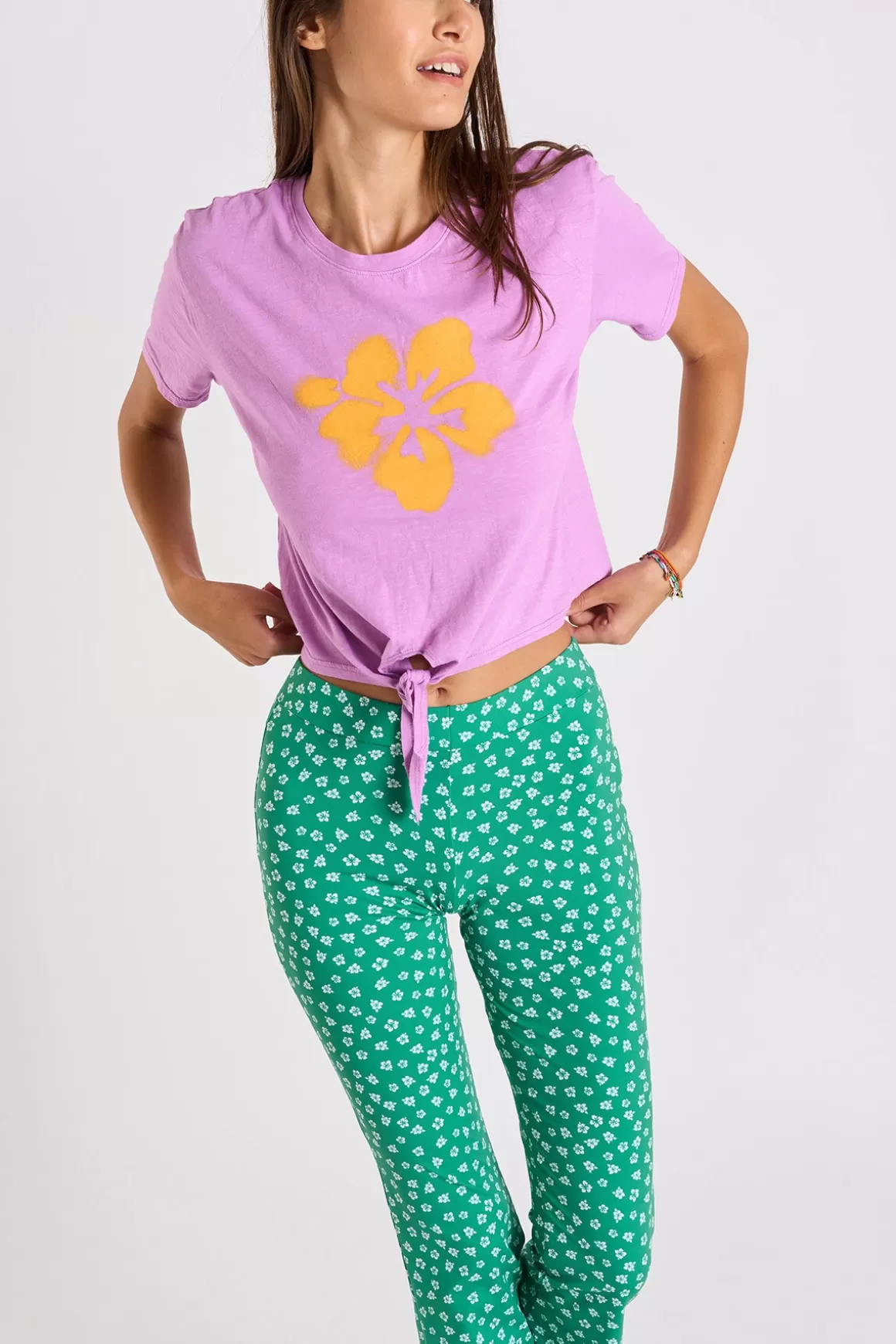 Pantalons | Shorts & Pantalons-Banana Moon PANTALON BEACHWEAR NOELO BLOOMGIRL Vert