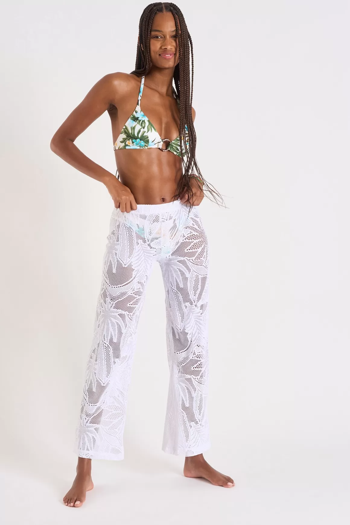 Pantalons | Shorts & Pantalons-Banana Moon PANTALON KISKA COCOBEACH Blanc