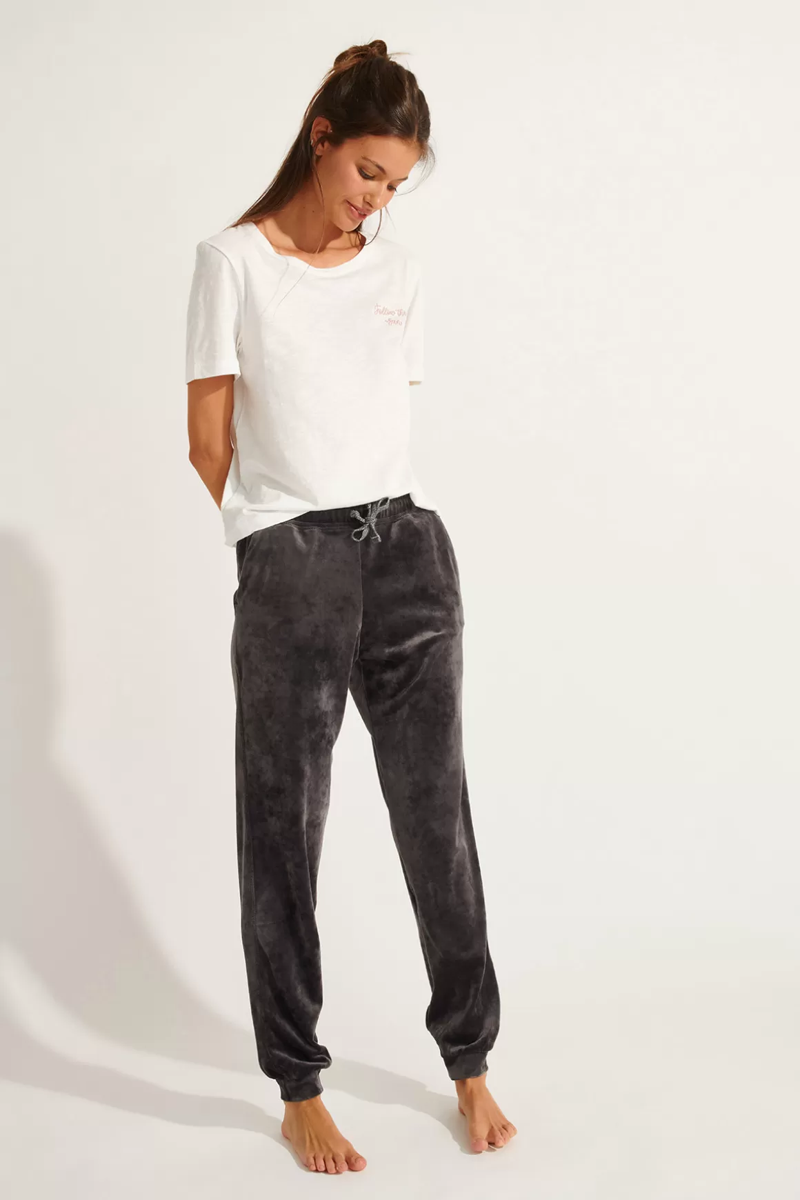 Loungewear-Banana Moon Pantalon QUICK SEALAKE Gris