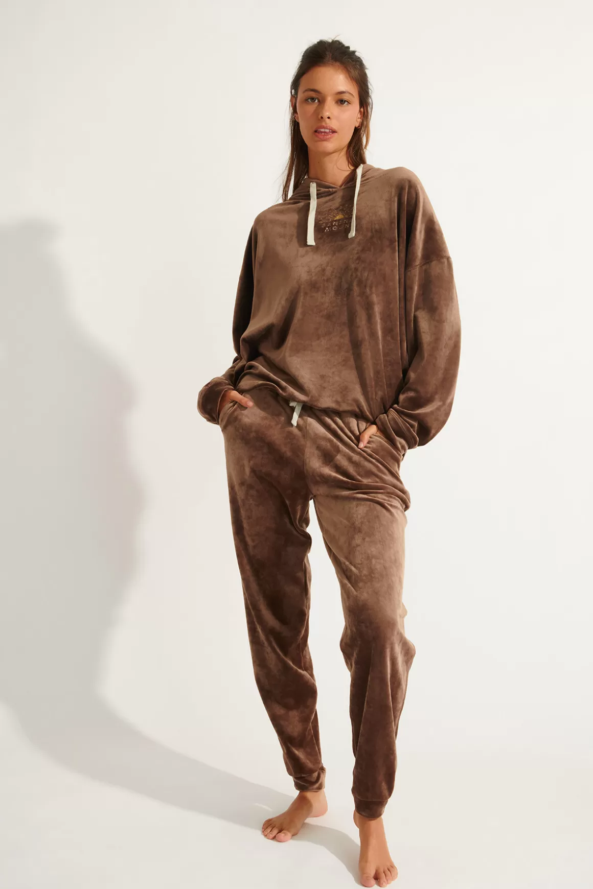 Loungewear | Sweats & Sweatshirts-Banana Moon Pantalon QUICK SEALAKE Marron