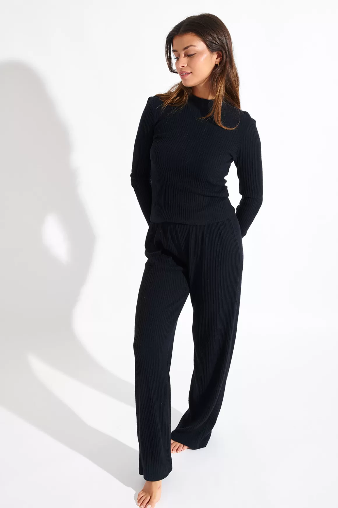 Loungewear | Pantalons-Banana Moon PANTALON MYLAR GINGER Noir