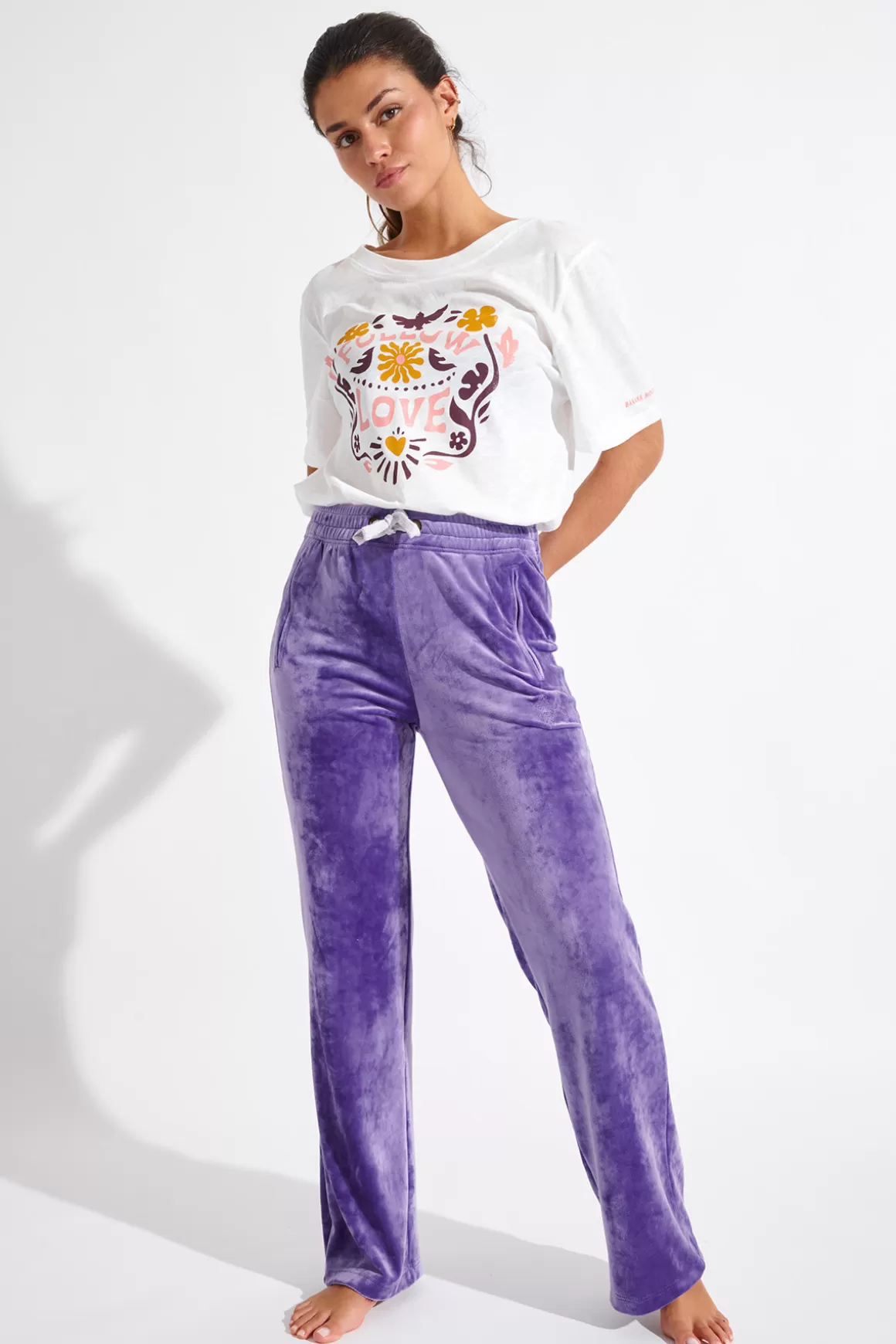 Loungewear | Pantalons-Banana Moon PANTALON JOSIE SEALAKE Violet