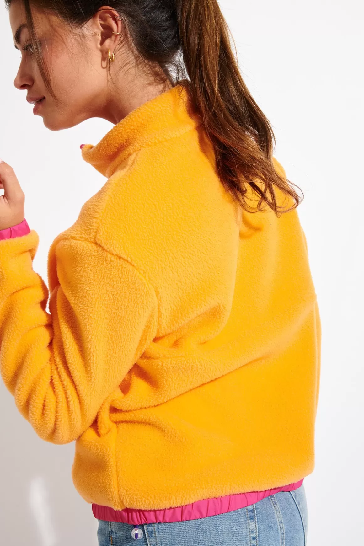 Polaires | Pulls & Sweats-Banana Moon Polaire SNOOKIE BRICHILL Orange