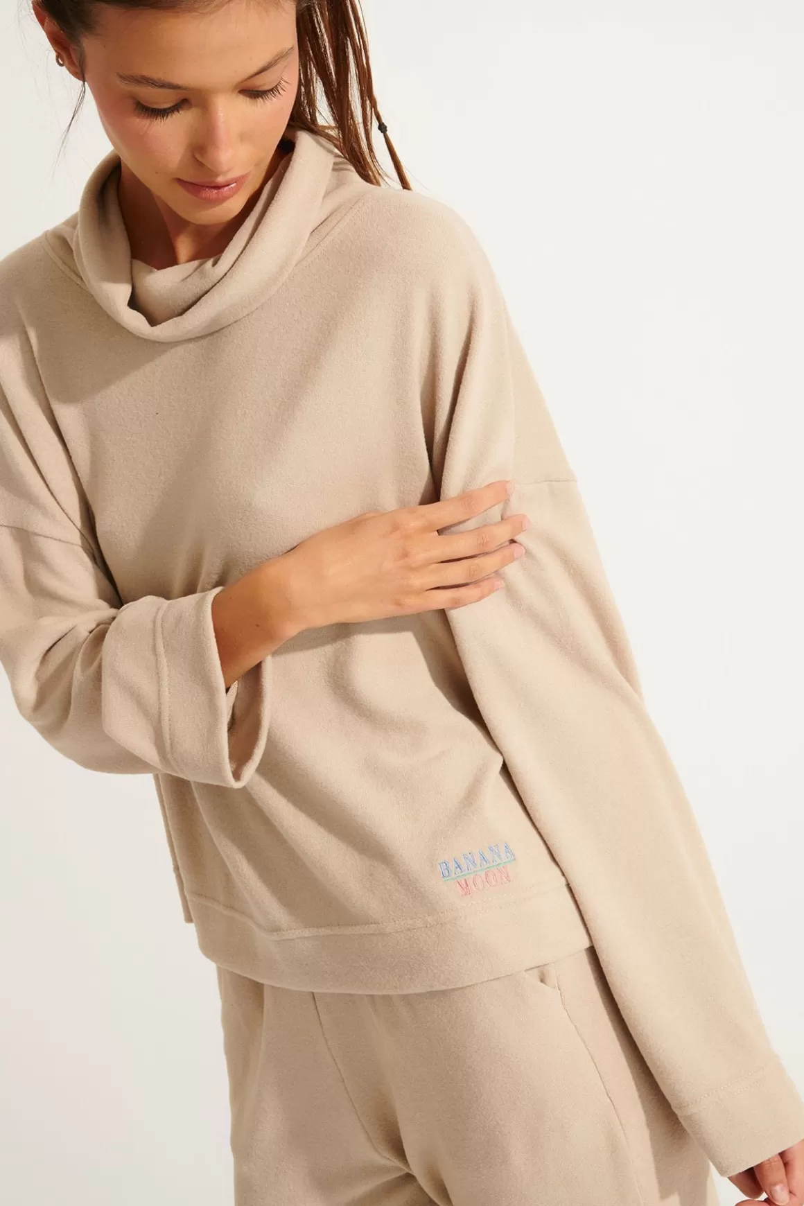 Pulls & Sweats | Sweats & Sweatshirts-Banana Moon Pull KEEPER WILSHIRE Beige