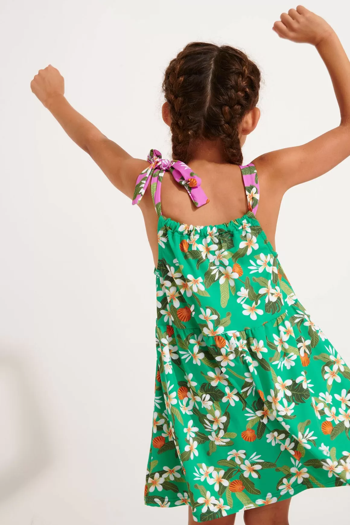 Mère & Fille | Fillette Et Garçon-Banana Moon ROBE BEACHWEAR M BAPO KELEPOA Vert