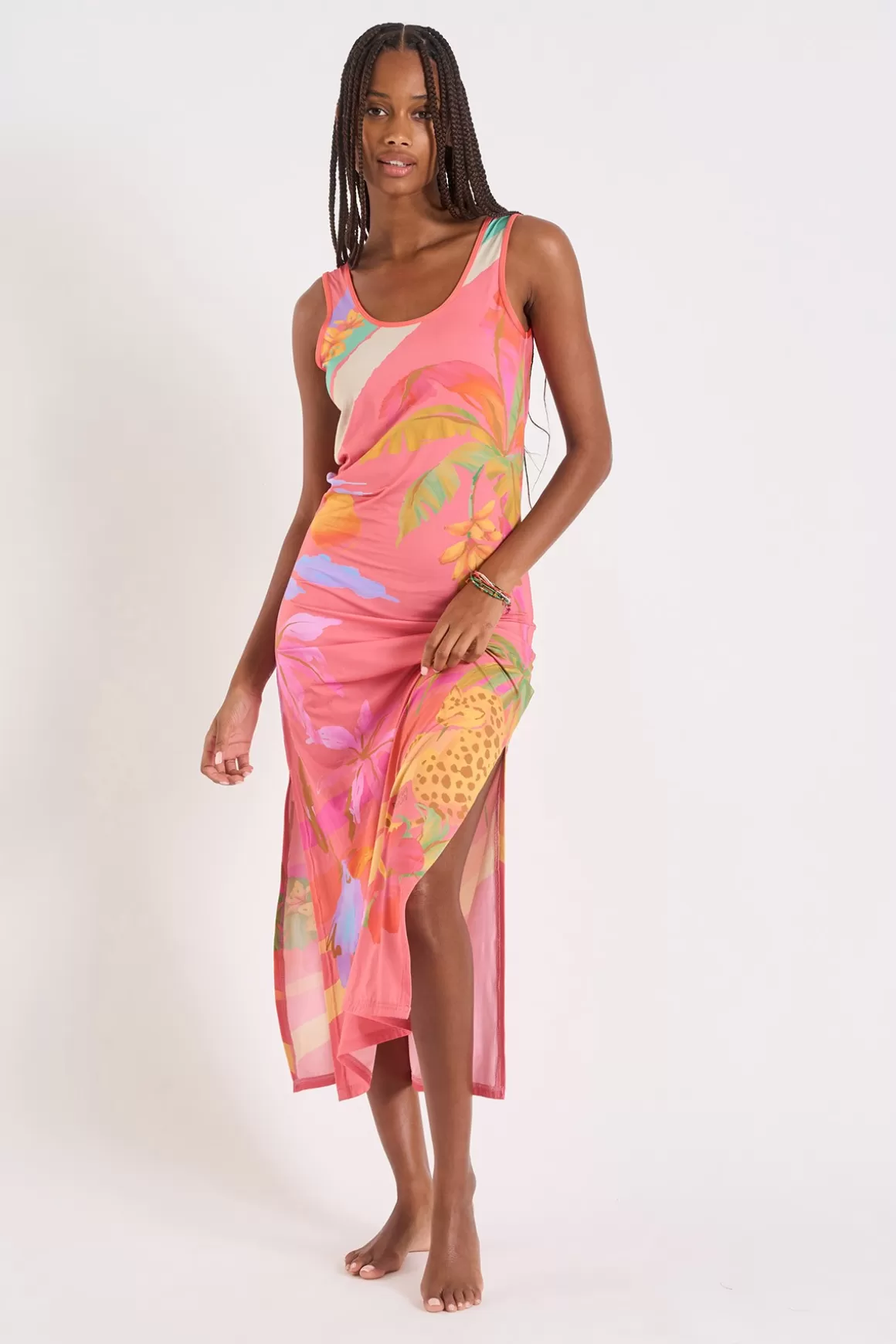 Robes | Robes De Plage-Banana Moon Robe de plage MEHITI BEACHDRESS Rose