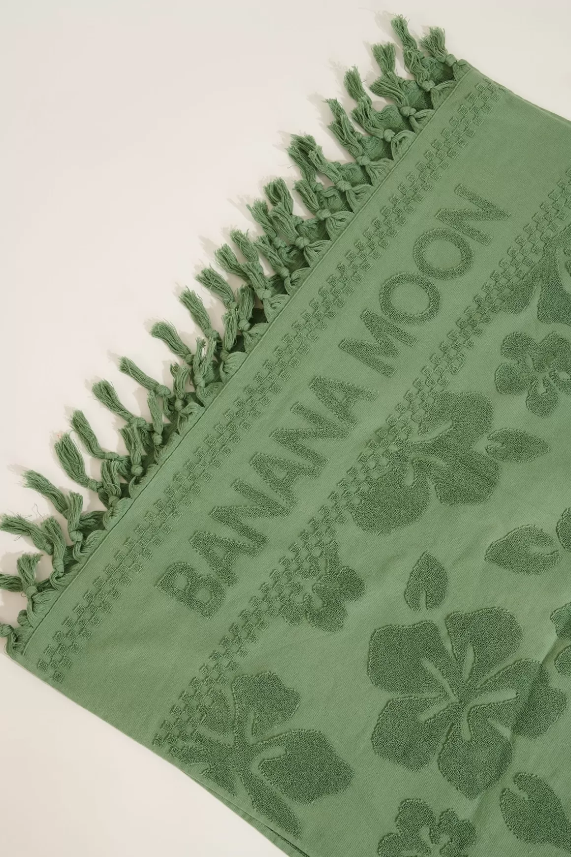 Foutas & Draps De Bain-Banana Moon SERVIETTE PLAGE CHERYLL PETALS Vert