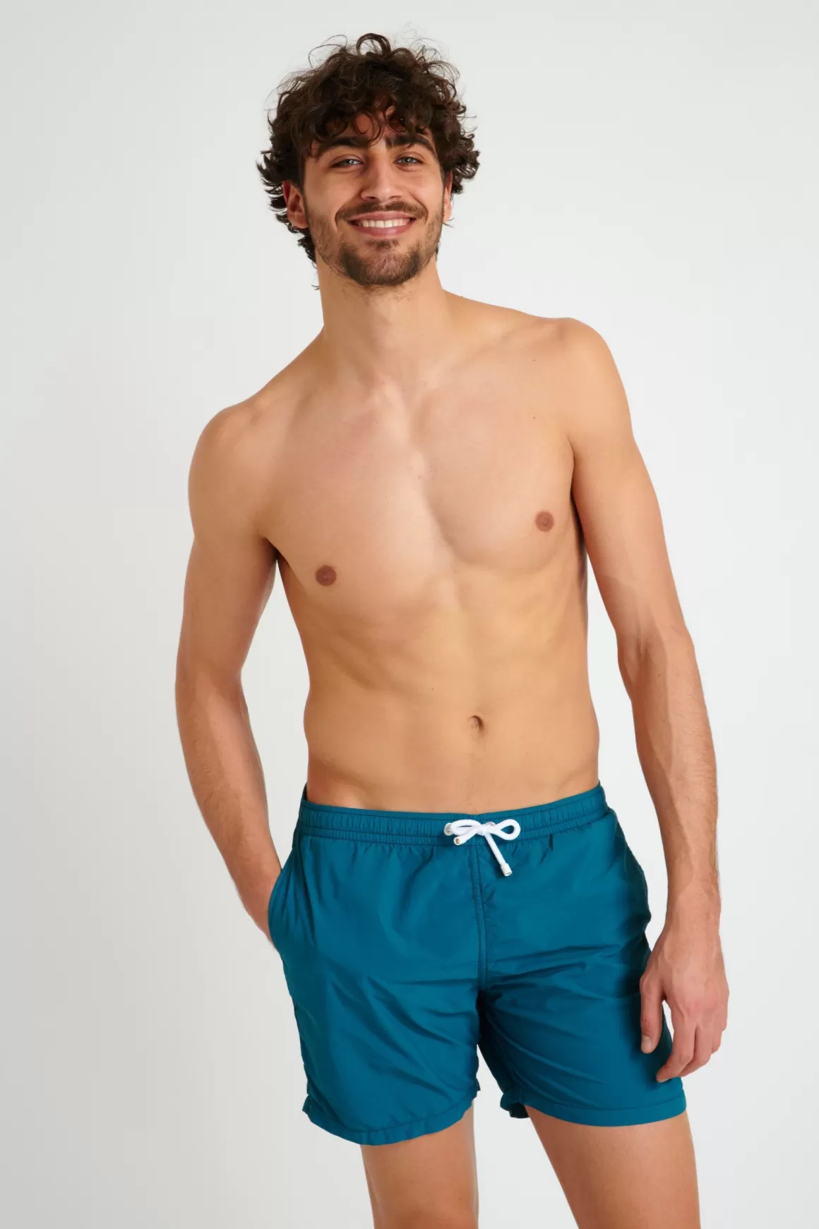 Collection Homme-Banana Moon Short de bain MANLY BASTOU Bleu