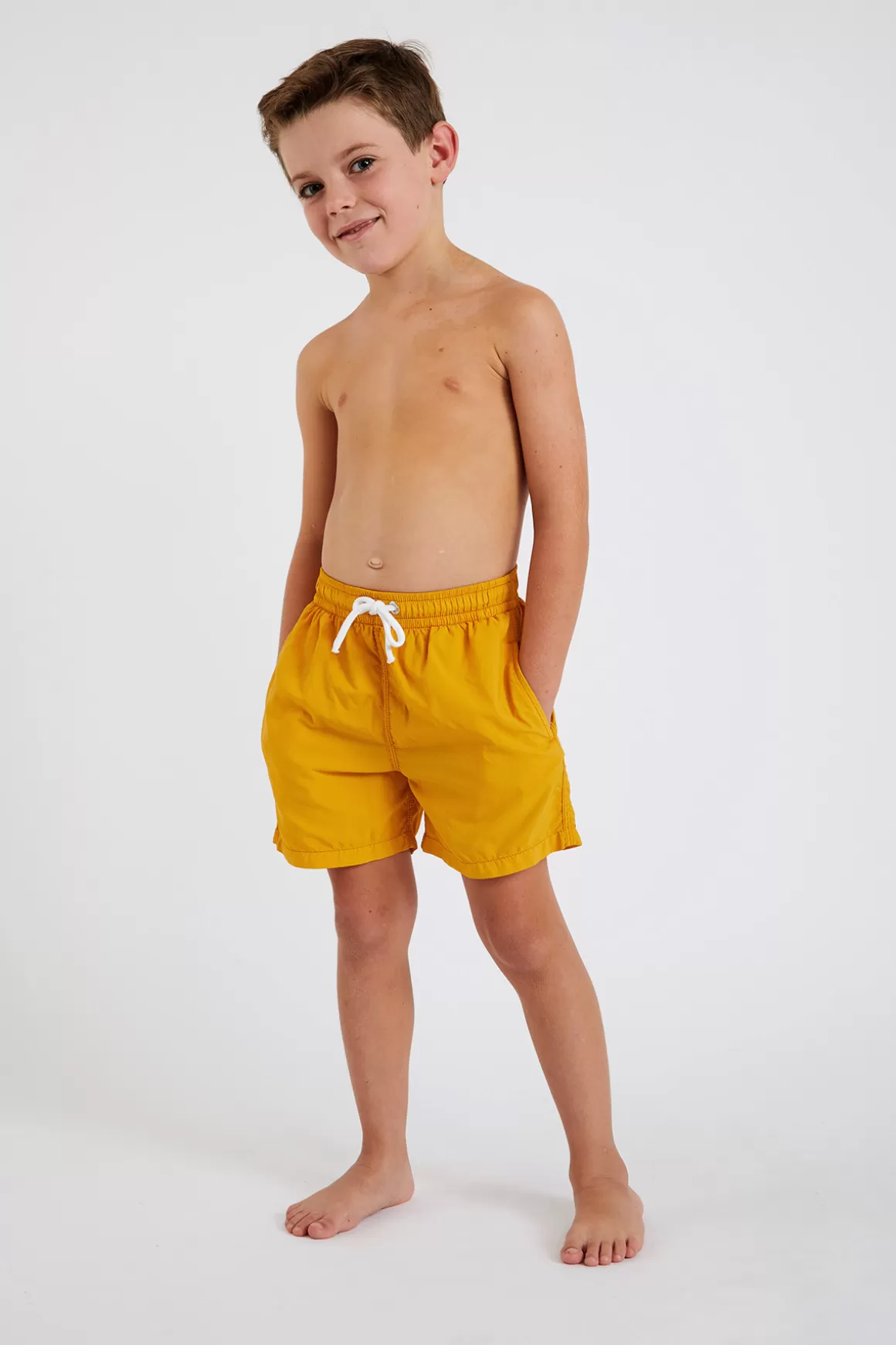 Fillette Et Garçon-Banana Moon Short de bain M AIR BASTOU Jaune