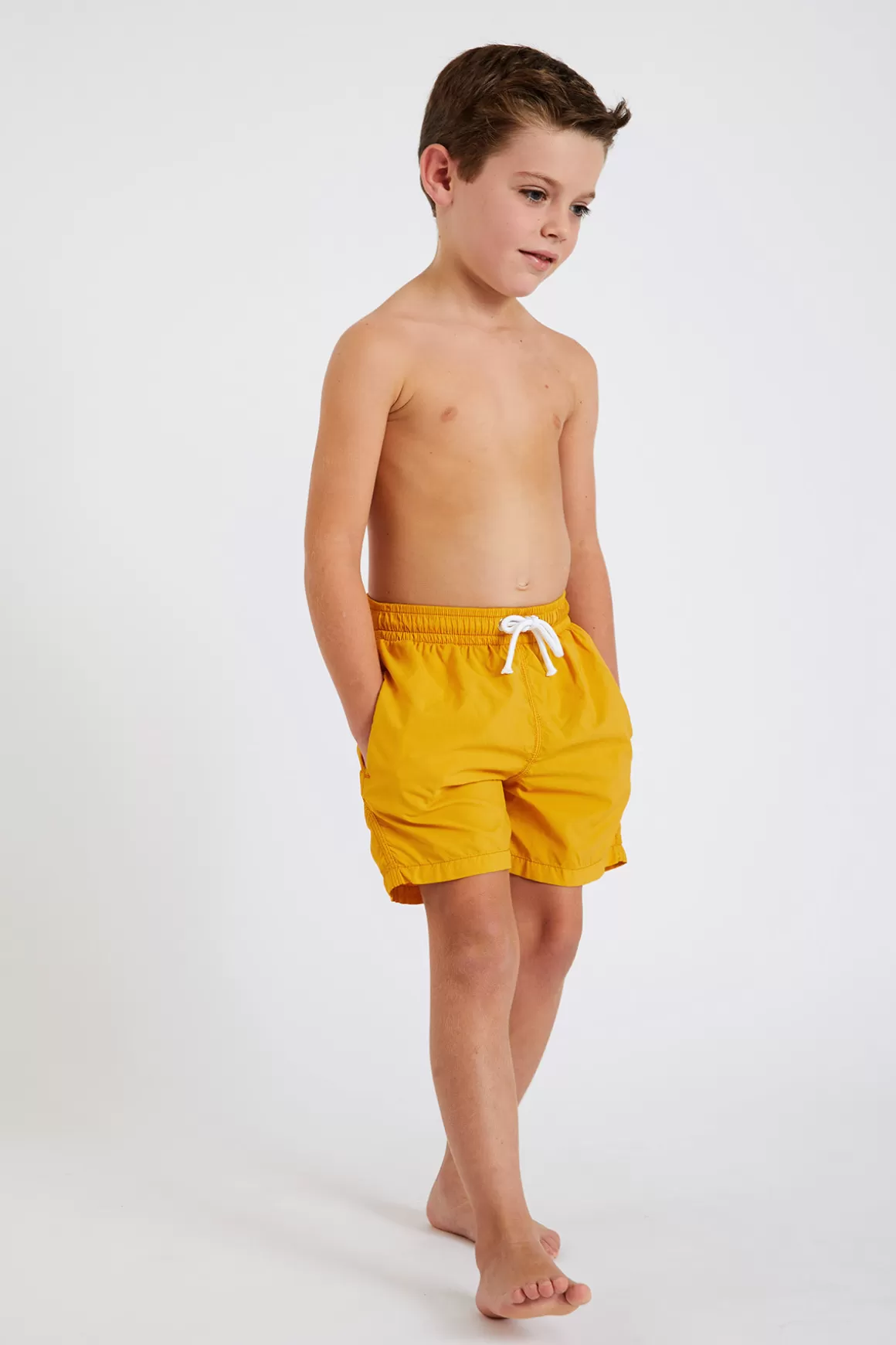 Fillette Et Garçon-Banana Moon Short de bain M AIR BASTOU Jaune