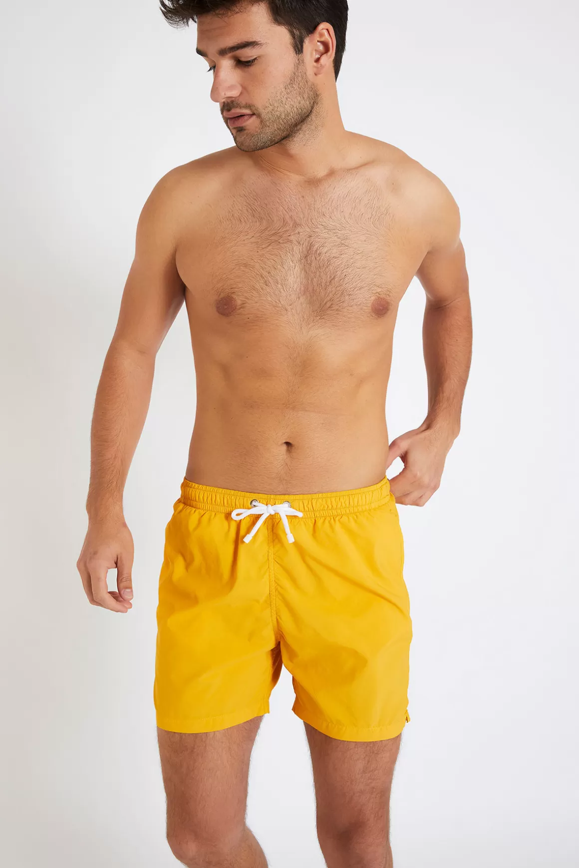 Collection Homme-Banana Moon Short de bain MANLY BASTOU Jaune