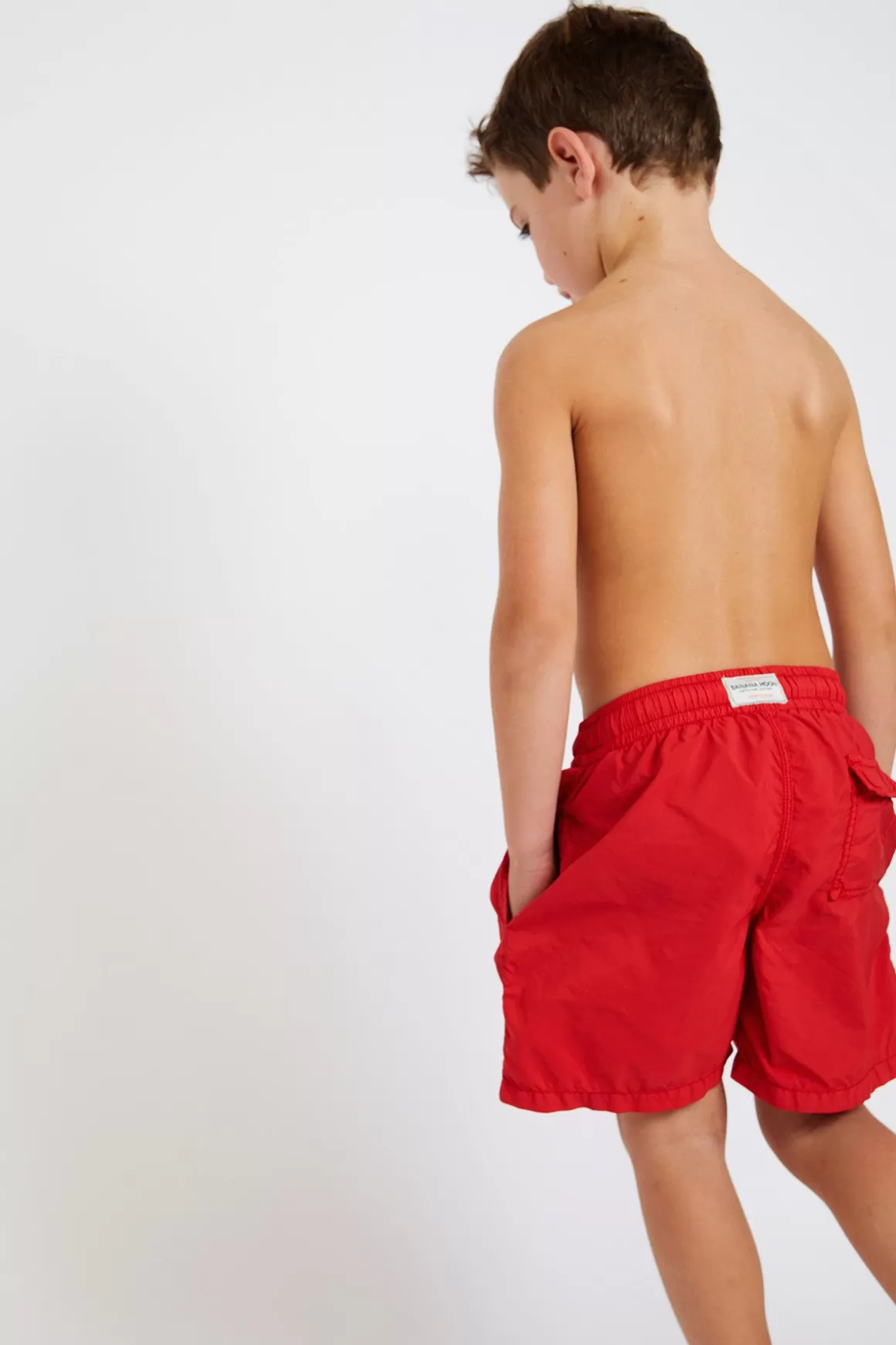 Fillette Et Garçon-Banana Moon Short de bain M AIR BASTOU Rouge