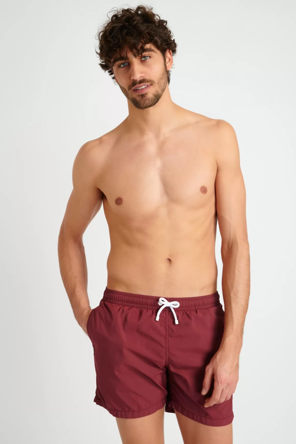 Collection Homme-Banana Moon Short de bain MANLY BASTOU Rouge