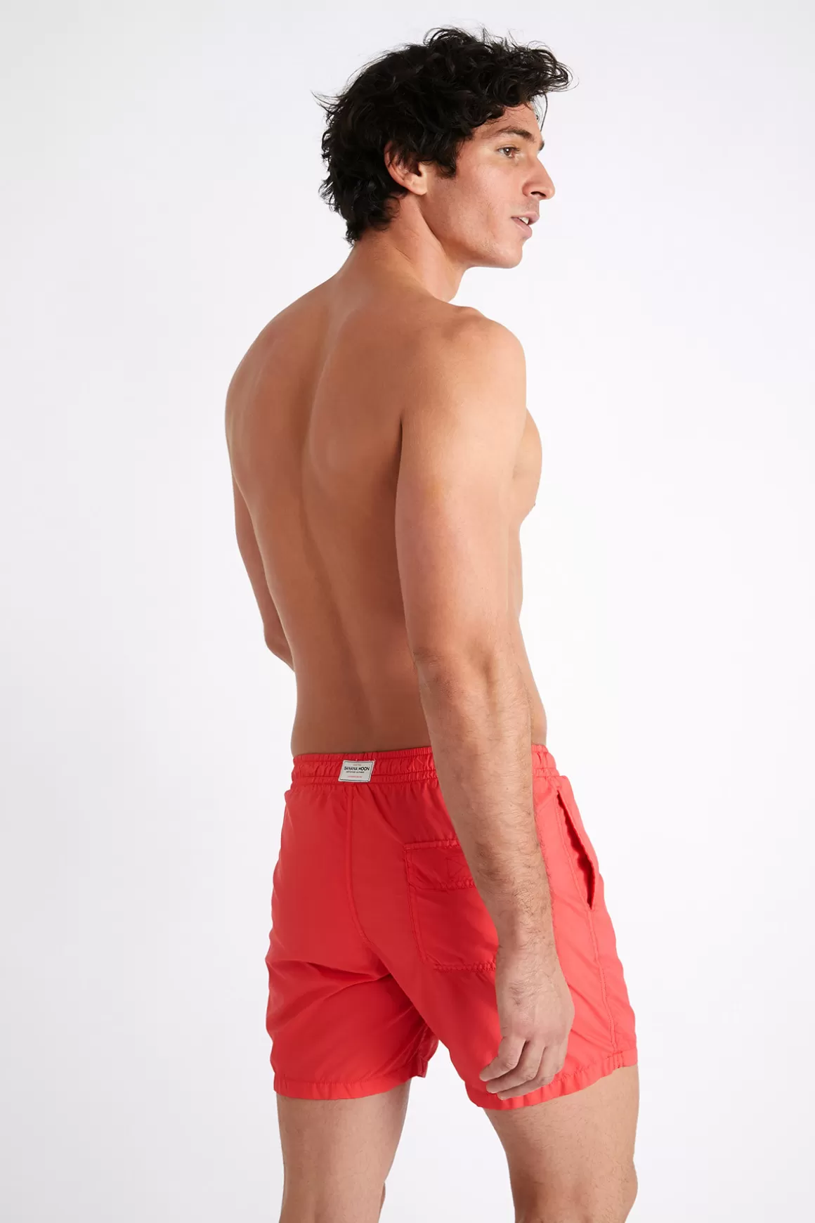 Collection Homme-Banana Moon Short de bain RUBEN BASTOU Rouge