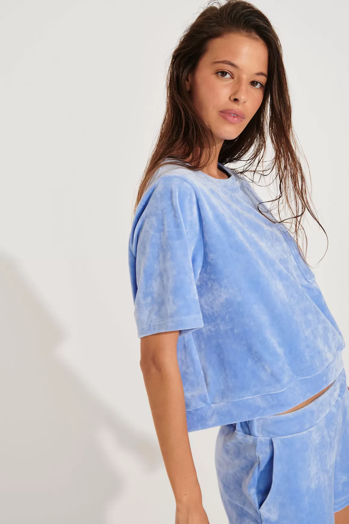 Loungewear-Banana Moon TOP CHLOE SEALAKE Bleu