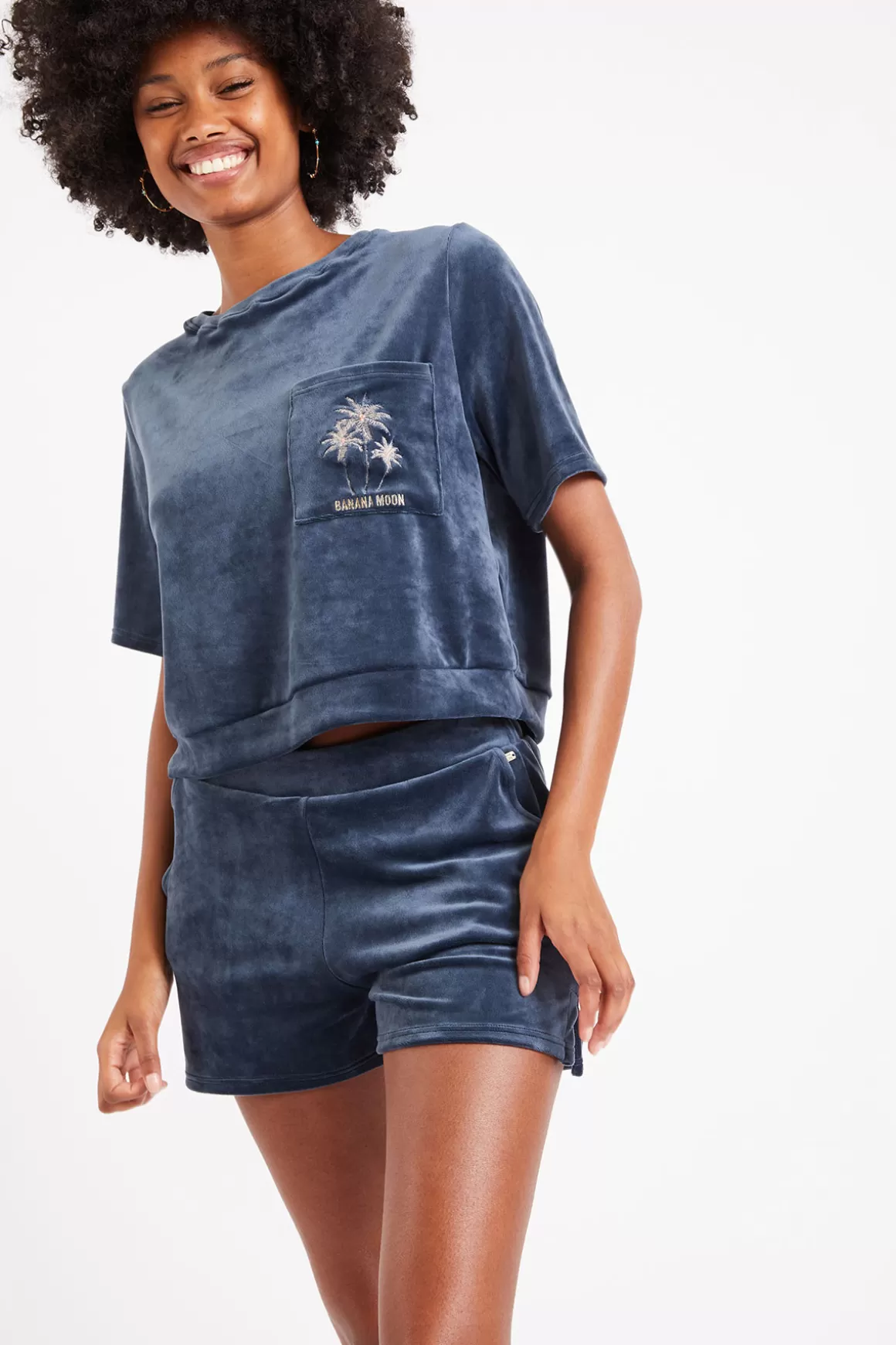 Loungewear-Banana Moon T-shirt CHLOE SEALAKE Bleu