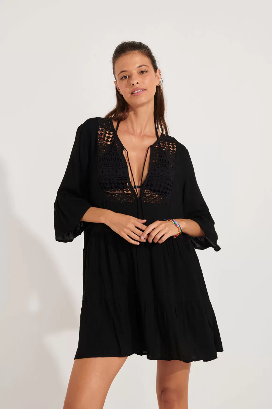 Tuniques | Robes De Plage-Banana Moon Tunique LOUISE SALTY Noir